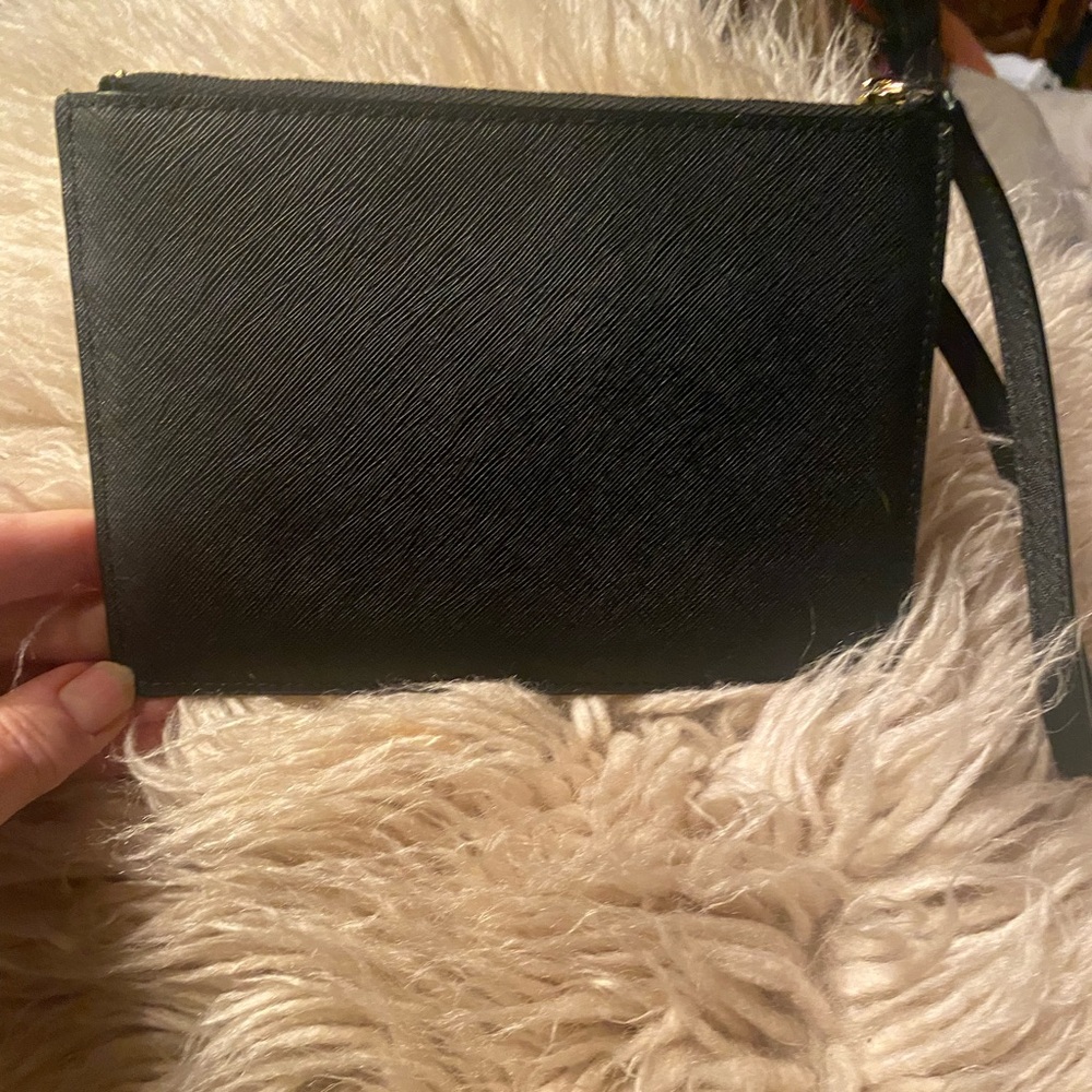 Kate Spade Tinie Laurel Way  Black Wristlet Clutch - Picture 4 of 6